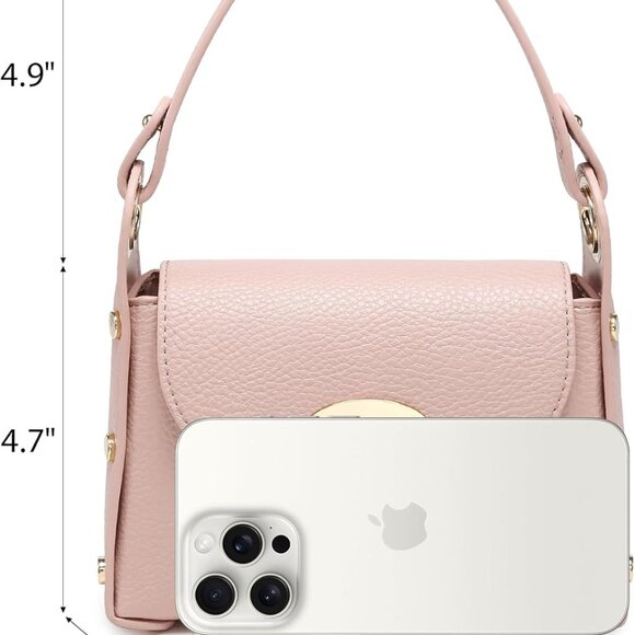 Chic Pink Evening Bag with Twist Lock - Perfect for Prom or Cocktail Parties - Picture 4 of 7